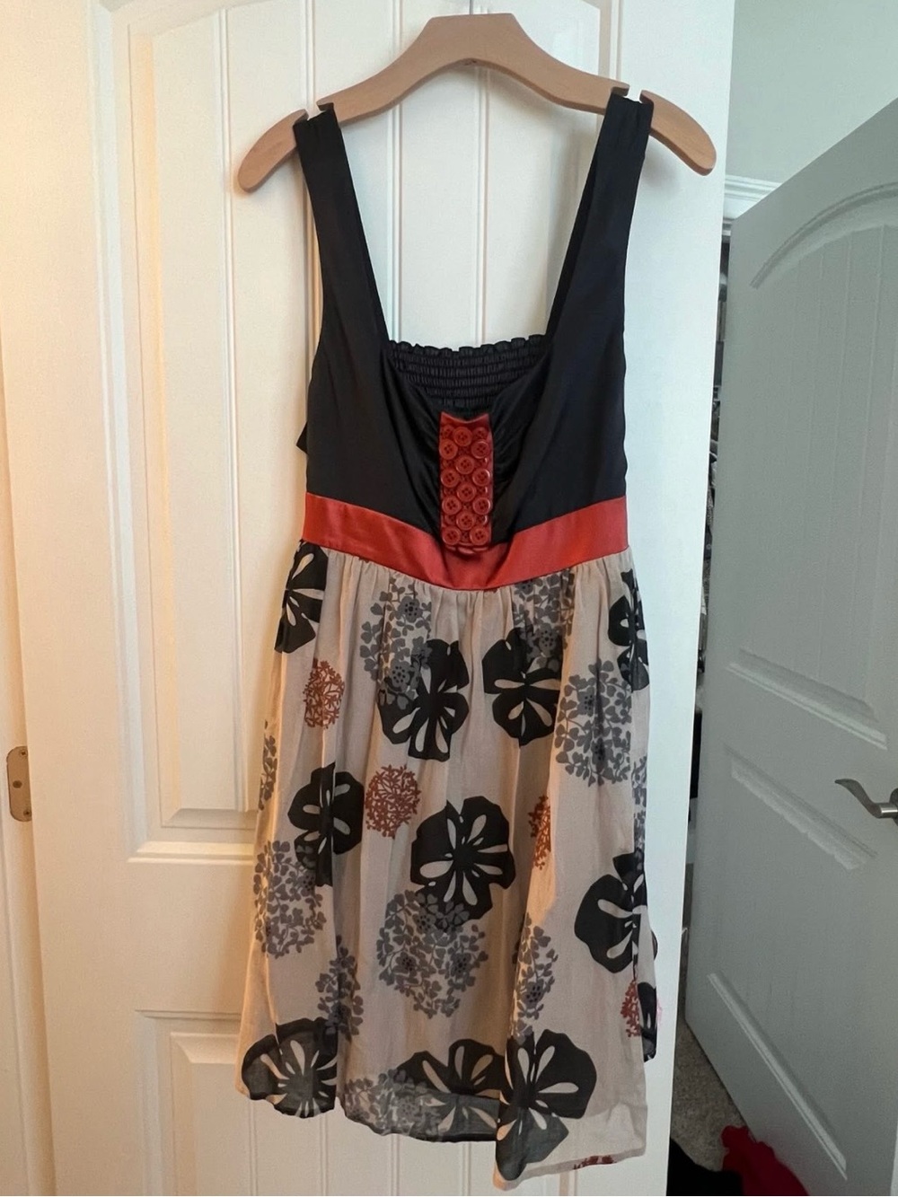 Bow & Arrow Silk Button Blossom Dress